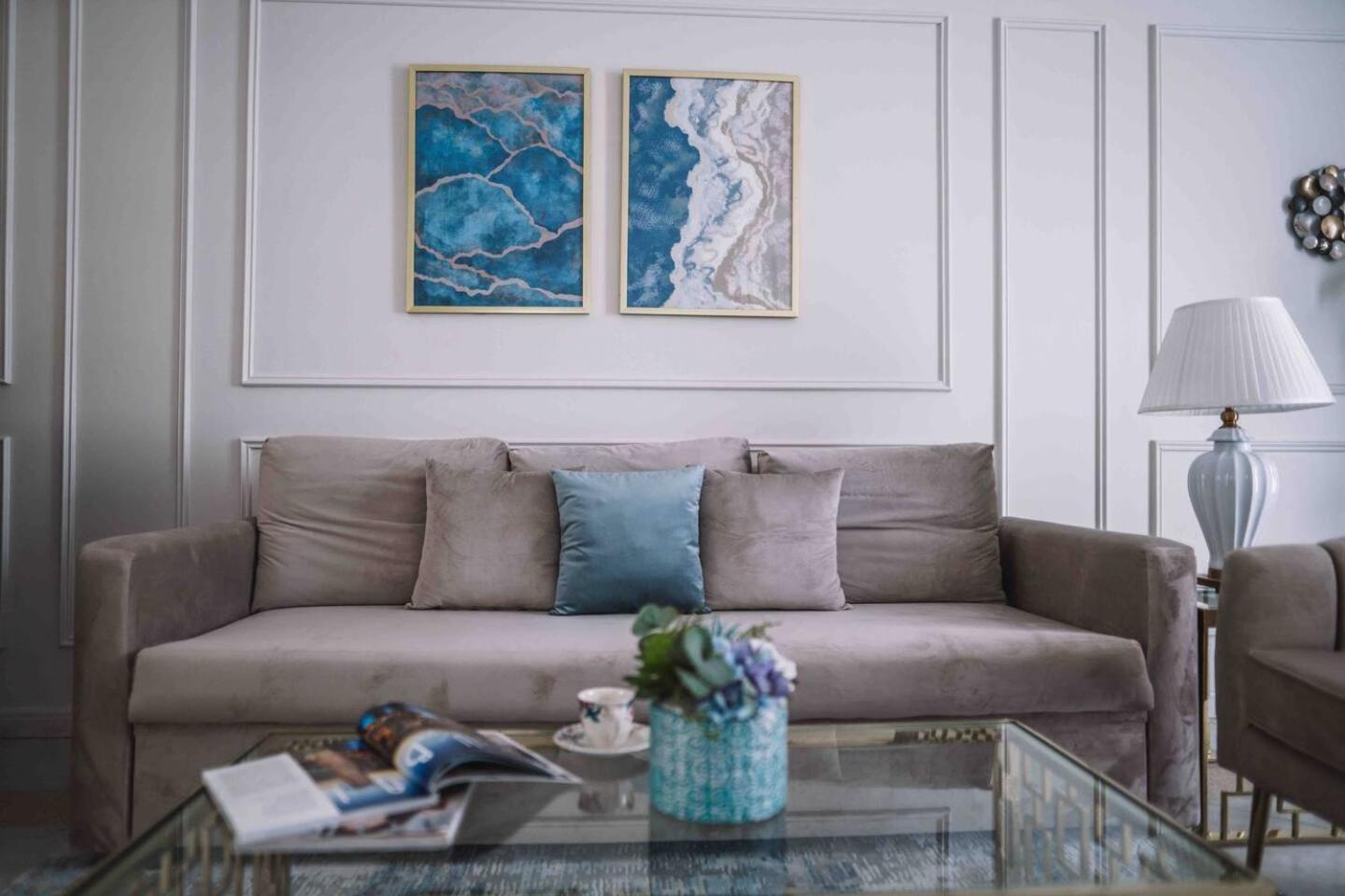Sea & Palm View Elegant 1 Bedroom Apartment Dubai Bagian luar foto